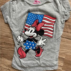 2T Patriotic Minnie Disney Shirt